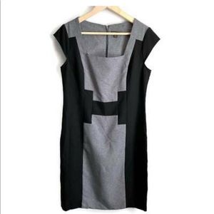 Voir Voir sleeveless black and gray dress size 8